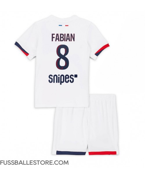 Günstige Paris Saint-Germain Fabian Ruiz #8 Auswärts Trikotsatzt Kinder 2025-26 Kurzarm (+ Kurze Hosen) Günstige Paris Saint-Germain Fabian Ruiz #8 Auswärts Trikotsatzt Kinder 2025-26 Kurzarm (+ Kurze Hosen)